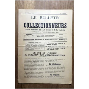 Le bulletin des coll... 1914 État:★★★☆☆