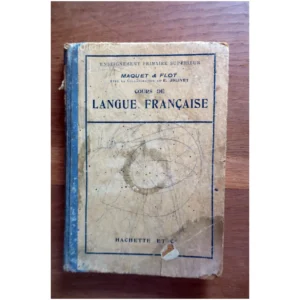 Cours de langue fran...Maquet Hachette 1918 État:☆☆☆☆☆
