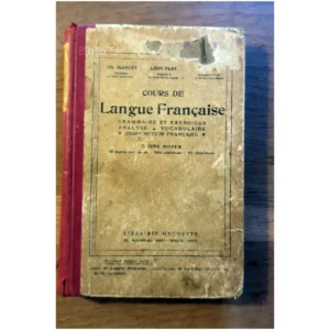 Cours de langue fran...Maquet Hachette 1925 État:★★☆☆☆