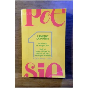 L'enfant et la poési...Jean Librairie Saint-Germain des prés 1976 État:★★★☆☆