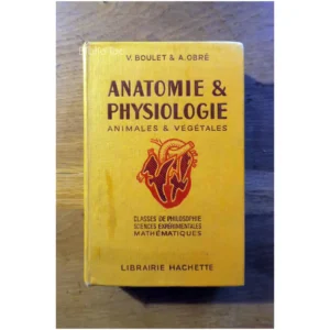 Anatomie & physiolog...Boulet Hachette 1946 État:★★★★☆
