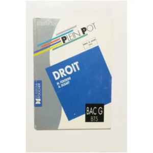 Droit Bac G STG... Foucher 1991 État:★★★☆☆