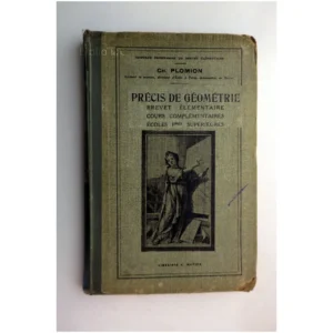 Précis de géométrie ...Plomion Hatier 1925 État:★★☆☆☆