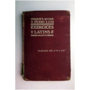 Exercices Latin clas...Maquet Hachette 1917 État:★★☆☆☆