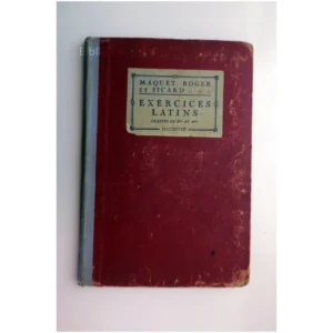 Exercices Latin clas...Maquet Hachette 1926 État:★★★☆☆