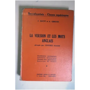 La Version et les Mo...Giroud Didier Richard 1964 État:★★★☆☆