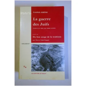 La guerre des juifs ...Flavius Éditions de Minuit 1991 État:★★★★☆