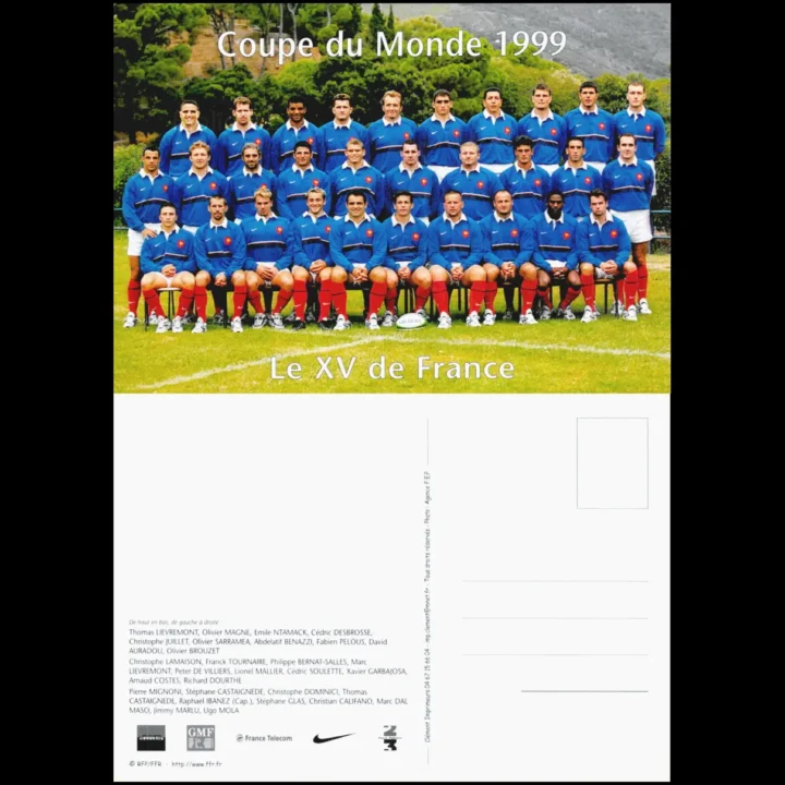 Le XV de France Coup...  1999 État:★★★★★