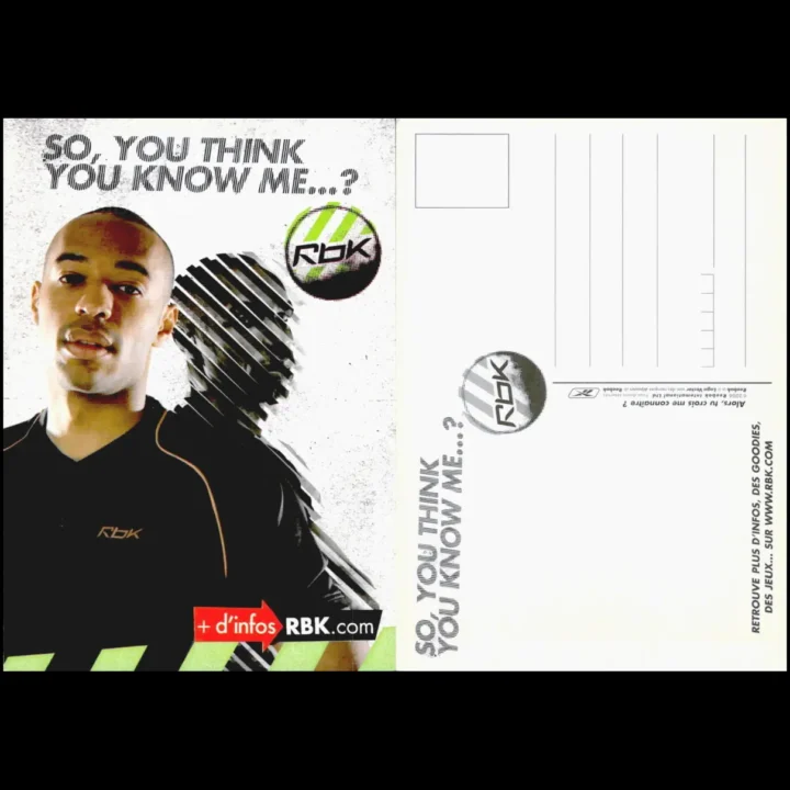 Publicité Reebok Thi...   État:★★★★★