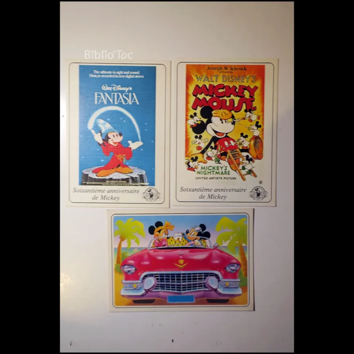 3 Cartes Mickey...   État:★★★☆☆