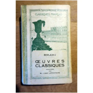 Oeuvres classiques...Boileau De Gigord 1937