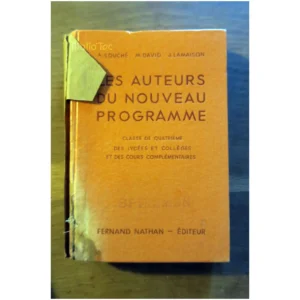 Les auteurs du nouveau programme...Souché Nathan 1951