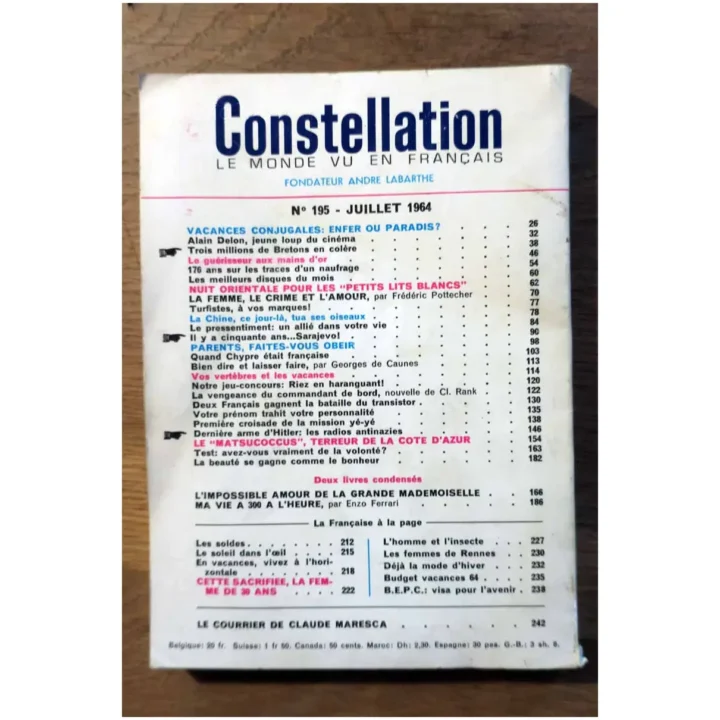 Constellation juillet 1964...  1964 – Image 2