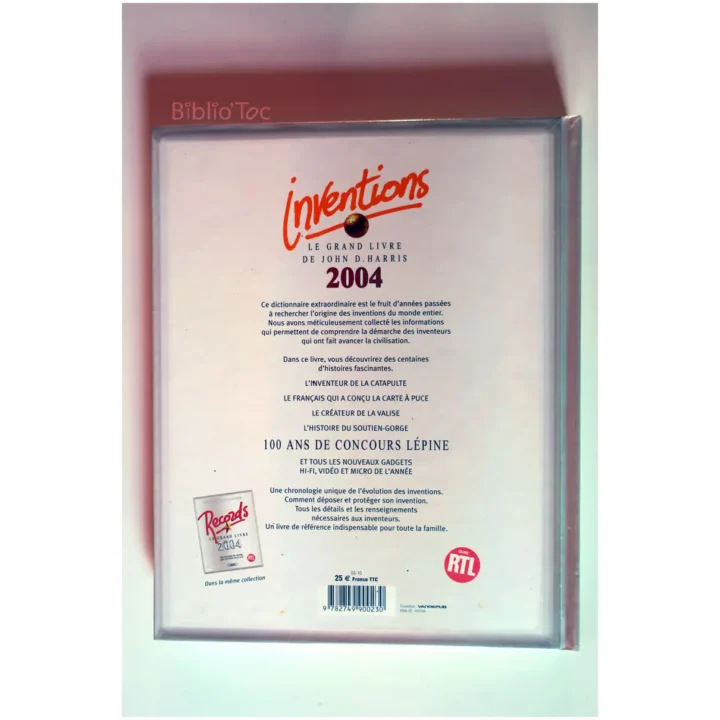 Le grand livre 2004 Des inventions...Harris Michel Lafon 2004 - Biblio'Toc