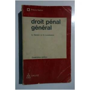 Droit pénal général...Levasseur Dalloz 1969