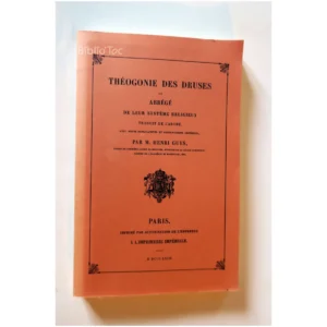 Théogonie des Druses...Guys Librairie Orientaliste Paul Geuthner 1998 État:★★★★☆