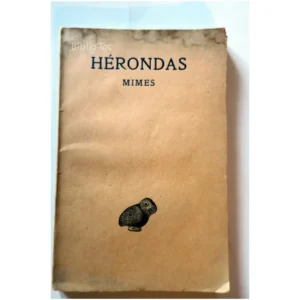 Hérondas. Mimes...Arbuthnot Nairn Les Belles Lettres 1928 État:★★★☆☆