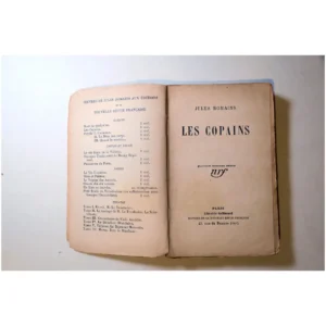 Les Copains...Romains Gallimard 1931 État:★☆☆☆☆