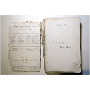 Chansons de chez nou...Botrel  1898 État:★☆☆☆☆