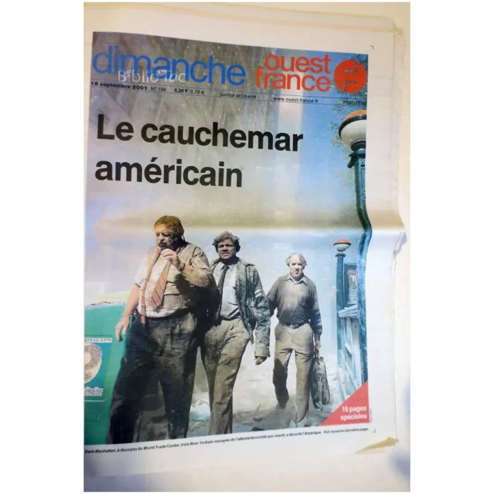 Ouest France 16 sept...  2001 État:★★★☆☆