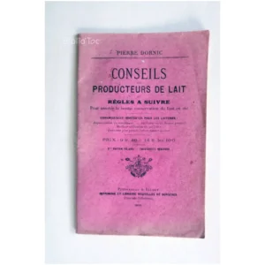Conseils aux product...Dornic Parsonneau et Baudet 1898 État:★★★★☆