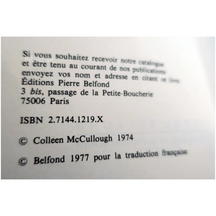 Tim...Mc Cullough Belfond 1996 – Image 4