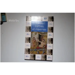 Lettres et maximes...Epicure Librio 2000