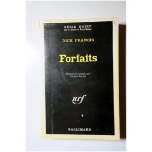 Forfaits...Francis Gallimard 1969
