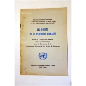 Les Droits de la Personne Humaine... 1951