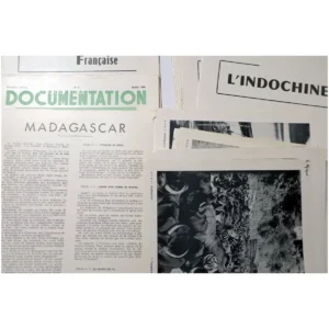 L'Union Française / 8 Fascicules... Documentation Pédagogique 1950