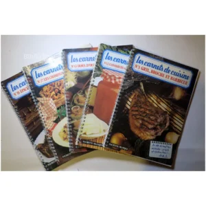 Les carnets de Cuisine 5 numéros... Hachette 1976