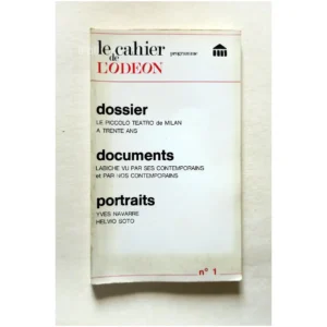 Le cahier de l'Odéon n°1... 1977