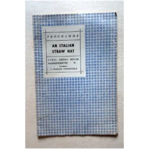 An Italian Straw Hat...Somerville