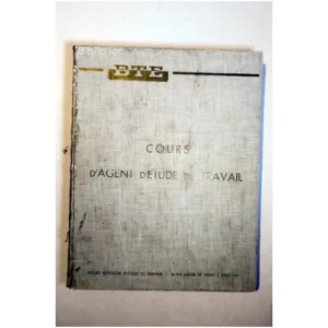 Cours d'agent d'étude du travail... B.T.E. 1964