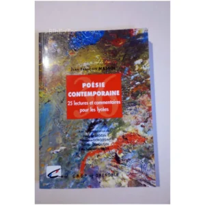 Poésie contemporaine – 25 lectures et co...Bedoin C.R.D.P. de Grenoble 1995