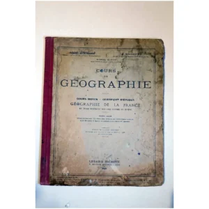 Cours de géographie Cours Moyen...Lemonnier Hachette 1927