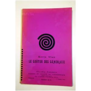 Le Goûter des Généraux...Vian Cahier du Collège de Pataphysique 1960