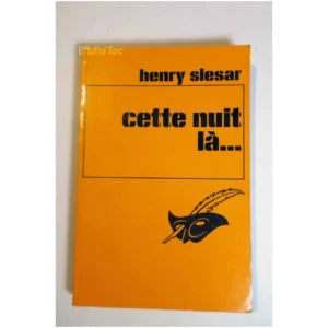 Cette nuit-là…...Slesar Le Masque 1978