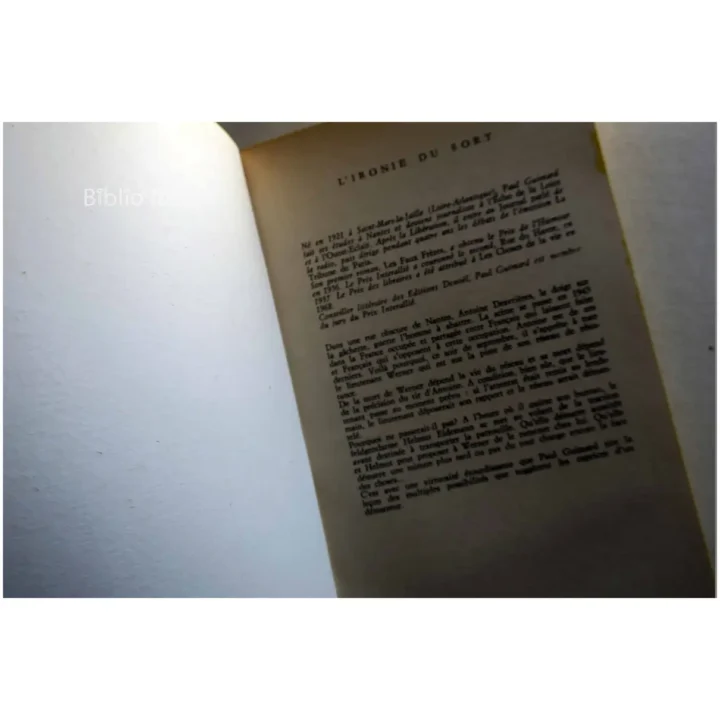 L'ironie du sort...Guimard Le Livre de Poche 1972 – Image 3