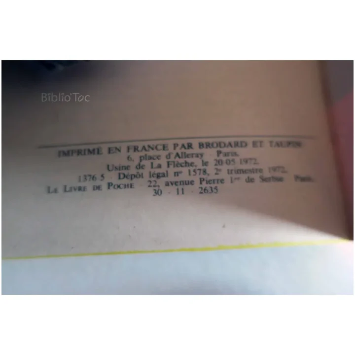 L'ironie du sort...Guimard Le Livre de Poche 1972 – Image 6