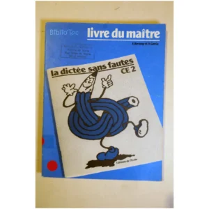 La Dictée sans fautes CE2 Livre du maîtr...Bertouy Éditions de l'École 1977