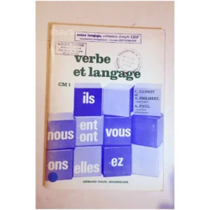 Verbe et langage CM1...Aeschimann Armand Colin 1975