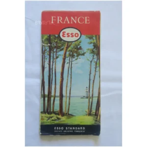 Carte routière Esso France...