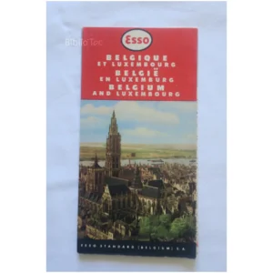Carte routière Esso Belgique et Luxembou...