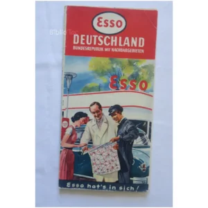 Carte routière Esso Deutschland...