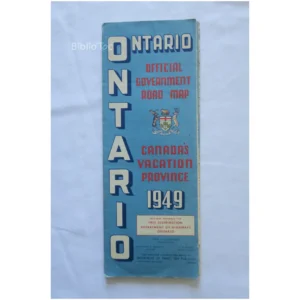 Carte routière Ontario 1949... 1949