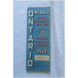 Carte routière Ontario 1949... 1949