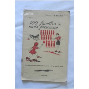 100 Familles de mots français...Anscombe 1954