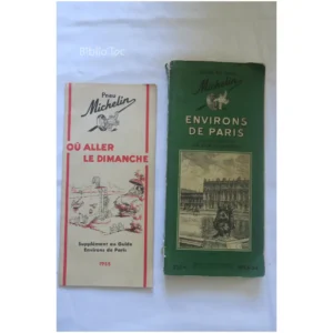 Guide du pneu Michelin Environs de Paris... 1953