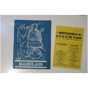 Programme théâtre Rabelais...